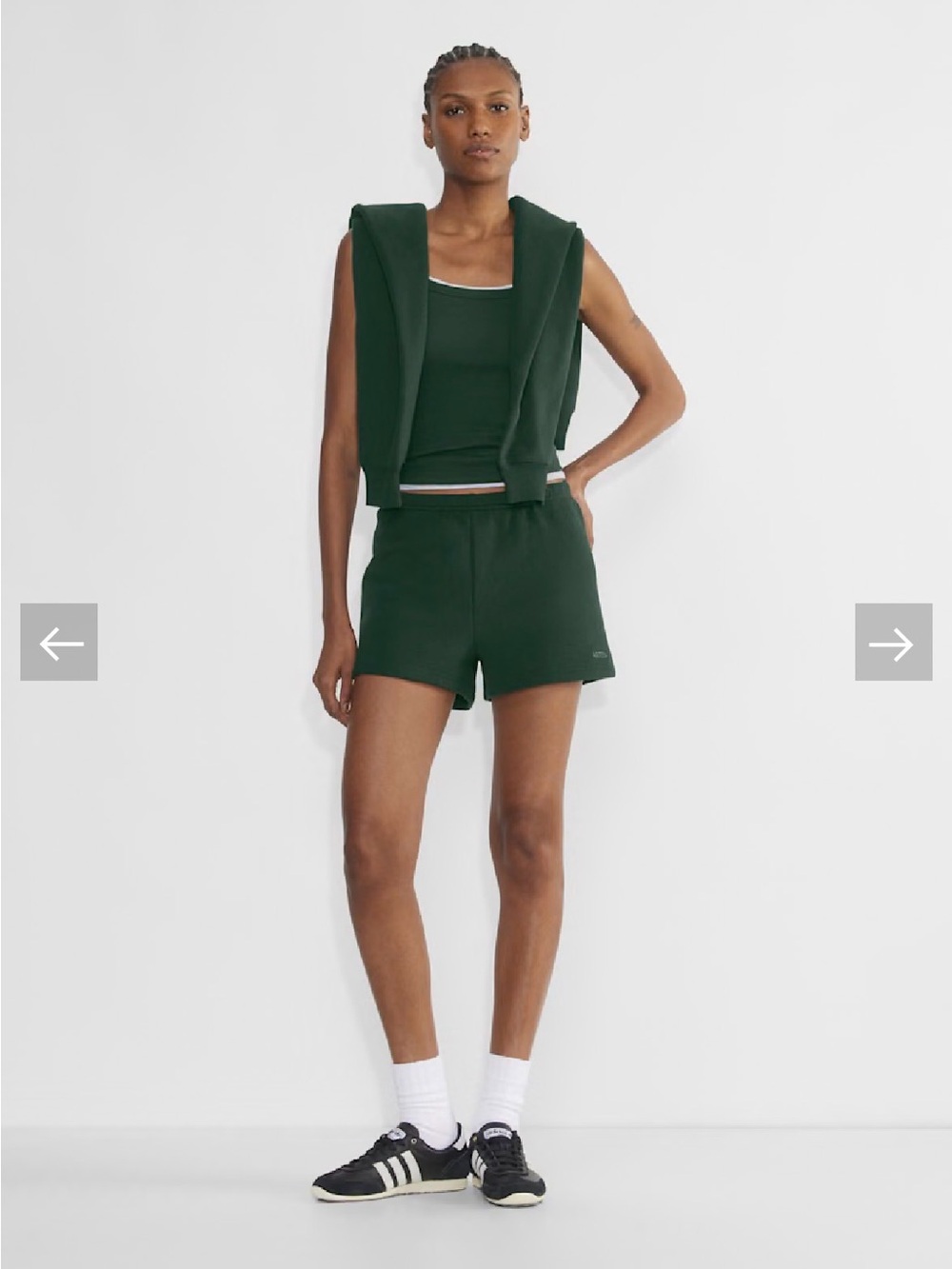 Aritzia Cozy Sweatfleece Perfect Hi-Rise Mini Short